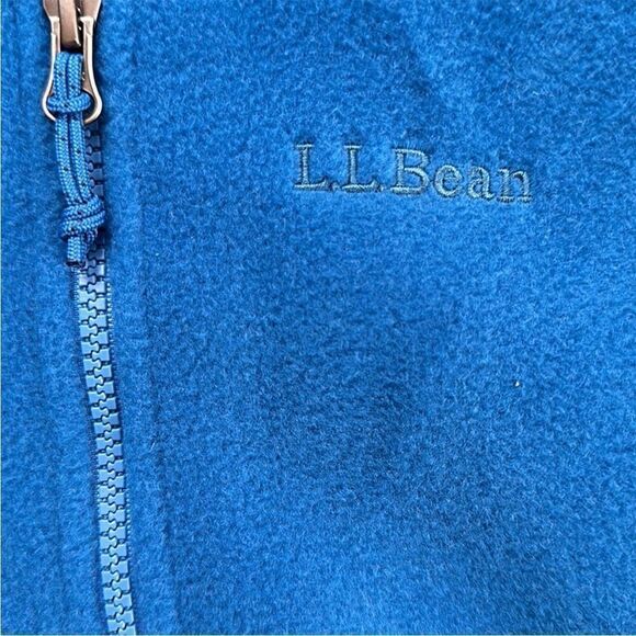 L.L. Bean Full Zip Fleece, Size L - Picture 6 of 7